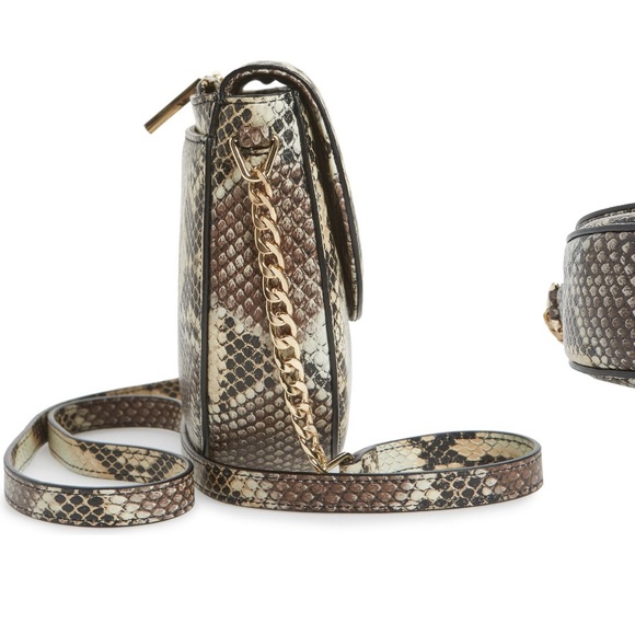 NWOT Nordstrom Ava Core Snakeskin Leather … - Picture 4 of 8